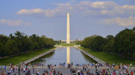 Четырехмильный индивидуальный тур по бегу в Вашингтоне, округ Колумбия.